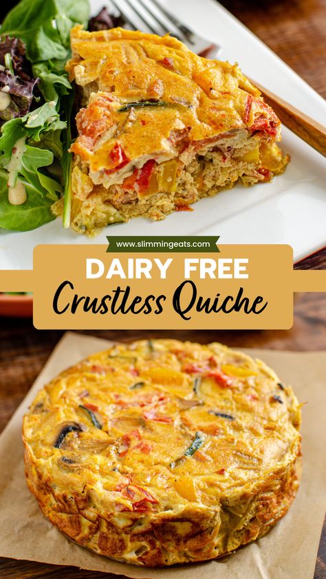 Quiche Dinner, Dairy Free Quiche Recipes, Gluten Free Quiche Recipes, Dairy Free Frittata, Breakfast Quiche Recipes Easy, Quiche Recipes Healthy, Quiche Recipes Crustless, Vegetable Quiche Recipes, Classic Quiche