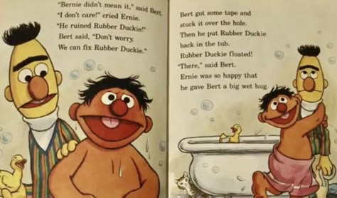 bert and ernie, sesame street book Bernie And Ernie, Ernie X Bert, Bert X Ernie Fanart, Ernie And Burt, Bert X Ernie, Sesame Street Fanart, Bert And Ernie Fanart, Sesame Street Art, Ernie Sesame Street