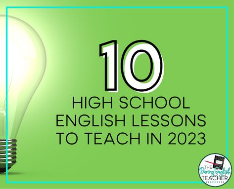 High School English Lesson Plans, High School English Lessons, High School English Classroom, High School Language Arts, English Lesson Plans, Critical Reading, Teaching High School English, English Teaching Resources, English Curriculum