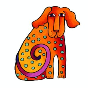 Laurel Burch Stamps by Stampendous Laurel Burch Dogs, Laurel Birch, Laurel Burch Art, Laurel Burch Cats, Dog Canvas, Laurel Burch, Dog Paintings, Elementary Art, Silk Painting