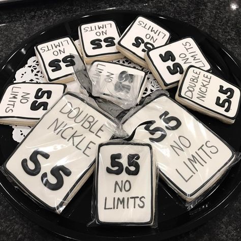 @cookiecreations on Instagram: “55th Birthday theme! #nolimits #55 #fiftyfive #doublenickle #birthday  #cookiecreationsbylori #cookie #cookiecreations…” 55 Themed Birthday Party, 55 Year Old Birthday Party Ideas, 55 Birthday Party Ideas For Women Theme, 55 Birthday Ideas, 55 Years Old Birthday Ideas, 55 Birthday Ideas For Men, 55th Birthday Party Ideas For Men, 55th Birthday Ideas For Women, 55 Birthday Party Ideas For Women