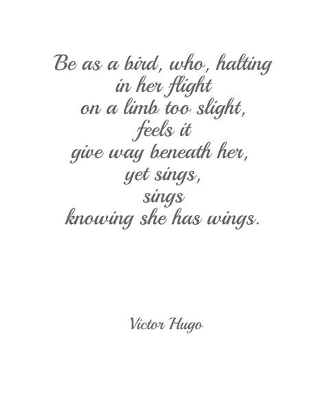 Poems About Birds, Tiny Bird Tattoos, Hope Is The Thing With Feathers, Bird Quotes, Bird Song, Beautiful Poetry, Beautiful Bird, Victor Hugo, Bird Garden