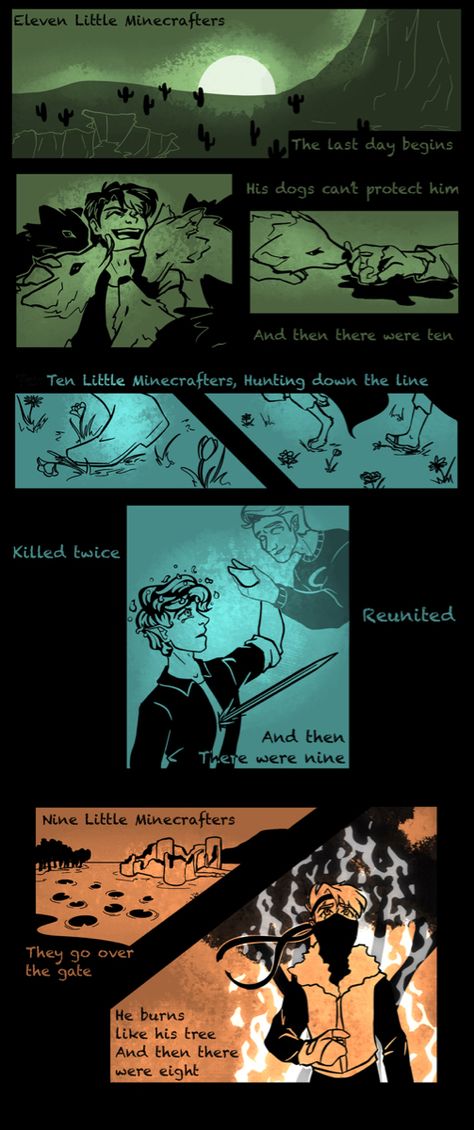 Last Life Grian, And Then There Were None Fanart, Third Life Fanart, Hermitcraft Quotes, Hermitcraft Comic, Last Life Fanart, Limited Life Fanart, Hermitcraft Fan Art, 3rd Life