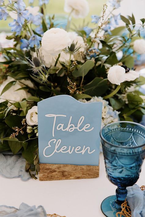 Coastal wedding centerpieces