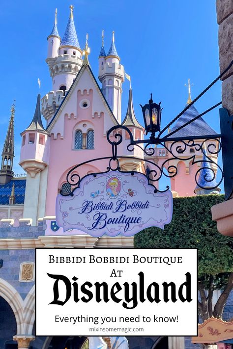 Disneyland Bibbidi Bobbidi Boutique, Bibidi Bobidi Boutique, Disney World Guide, Bibbidi Bobbidi Boutique, Disney Planner, Disneyland Planning, Disney On A Budget, Disney Tickets, Disney Board