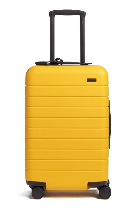 Away Luggage at Nordstrom - Buy Away Suitcases in Yellow, Blue, or Red at Nordstrom Yellow Suitcase, Suitcase Sizes, Cute Suitcases, Cute Luggage, Old Suitcases, Suitcase Bag, Luggage Brands, Vintage Suitcase, Suitcase Packing