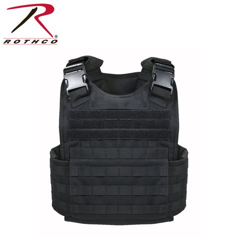 Rothco MOLLE Plate Carrier Vest Bullet Vest, Molle Vest, Plate Carrier Vest, Plate Armor, Armor Vest, Military Vest, Tactical Wear, Armor Plate, Tac Gear