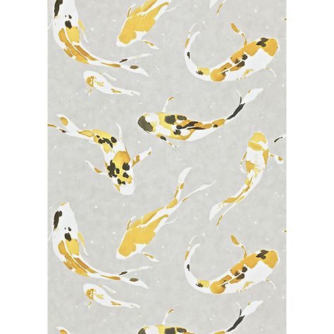 Koi Wallpaper, Karp Koi, Harlequin Wallpaper, Wild Waters, Wallpaper Inspiration, 4 Wallpaper, Tree Canopy, Fish Swimming, Wallpaper Calculator