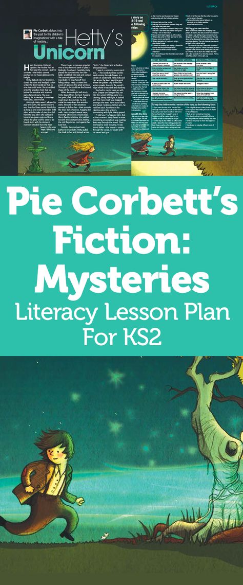 Pie Corbett’s Fiction: Delve Into The Past With Hetty’s Unicorn, A Tale Of Mystery Ks2 Writing, Project Themes, Pie Corbett, Talk 4 Writing, English Display, English Ideas, Primary Writing, Leadership Activities, Primary English