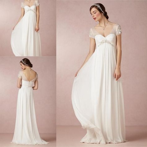 Empire Waist wedding Dress for Small Bust Bride Wedding Dresses For Pregnant Women, Maternity Bridal Gowns, Empire Waist Dresses, Popular Wedding Dress, Waist Wedding Dress, Empire Waist Wedding Dress, Popular Wedding Dresses, Empire Wedding Dress, Maternity Wedding