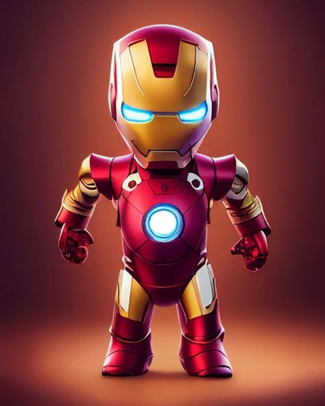 Black Wallpaper For Mobile, Iron Man Cartoon, Baby Marvel, Baby Avengers, Avengers Iron Man, Baby Superhero, Comic Tattoo, Man Cartoon, Marvel Superheroes Art