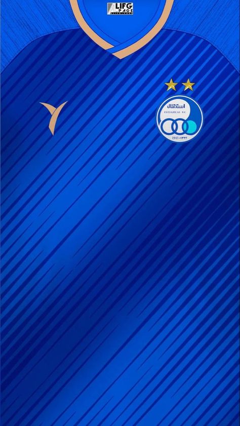 Esteghlal FC of Iran wallpaper. Esteghlal Tattoo, Iran Wallpaper, 3d Printing Art, Soccer Kits, Galaxy Wallpaper, Pretty Wallpapers, Iran, Art Wallpaper, Men's Polo Shirt