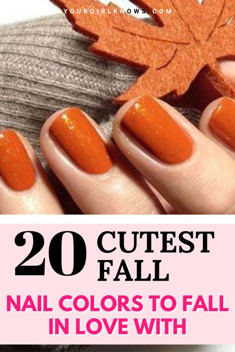 Fall Color Nails, Fall Toe Nails, Fall Pedicure, Fall Toes, Cute Nail Colors, Pedicure Colors, Toe Nail Color, September Nails, November Nails