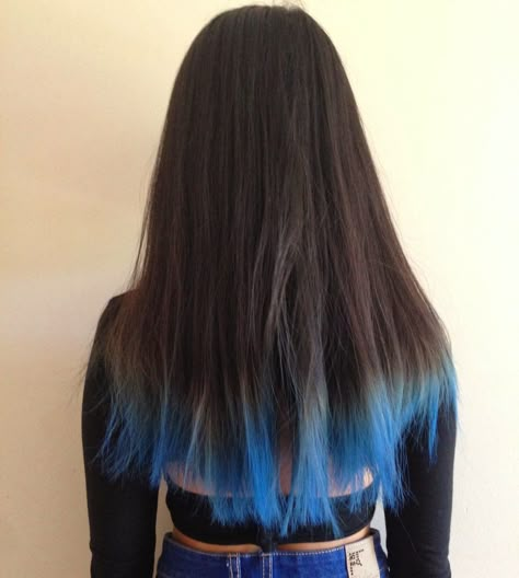 Dip dyed hair