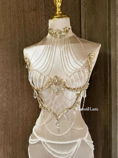 mermaid lucia patent protection resin bra for cosplay Corset Bra Top, Mermaid Corset, Top Cosplay, Corset Bra, Estilo Hippie, Mermaid Costume, Crystal Diamond, Design Products, Bra Top