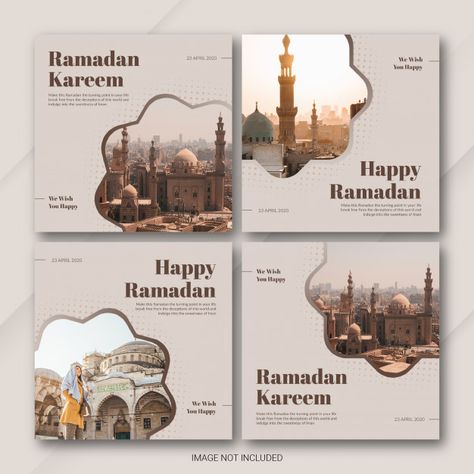 Ramadan Template Design, Ramadan Social Media Design, Ramadan Instagram Post, Ramadan Ads, Cool Powerpoint Backgrounds, Social Media Template Instagram, Instagram Design Layout, Print Design Template, Islamic Events