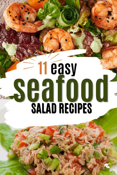 Whether you are preparing for the main course, an appetizer, or a side dish, making seafood salad recipes is an ideal choice. Be it simple or an extravagant one, everything about it always turns out... The post 10 Easy Seafood Salad Recipes appeared first on The Happy Home Life. Seafood Potluck Dishes, Salad With Fish Recipes, Seafood Salad Recipe, Seafood Salads, Quick Seafood Recipes, Sea Food Salad Recipes, Easy Seafood, Fish Salad, Potluck Dishes