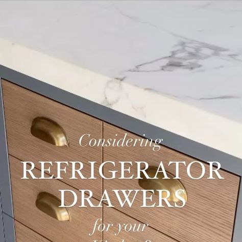 Sarah Robertson on Instagram: "We continue the 2022 countdown with this tribute to one of our favorite, most versatile appliances—undercounter refrigeration drawers. Although these are all @subzeroandwolf , we also spec @thermadorhome , @kitchenaidusa and @sksappliances who have convertible drawers which are very cool 🥶. We just specified some so we are looking forward to checking them out. We have two units —one in our kitchen serves as the main freezer, and then the last one in this video whi Smoothie Station, Sarah Robertson, Undercounter Refrigerator, Dining Room Remodel, Refrigerator Drawers, Galley Kitchen, Room Remodel, Ranch House, The Bar