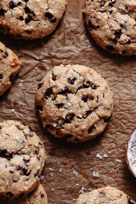 Tahini Chocolate Chip Cookies, Tahini Chocolate, Tahini Cookies, Tahini Recipe, Pumpkin Chocolate Chip, Pumpkin Chocolate Chip Cookies, Pumpkin Spice Syrup, Pumpkin Chocolate Chips, Cookie Exchange