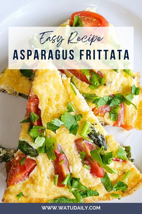 A frittata is an Italian egg-based dish similar to an omelet or quiche but without the crust. It’s cooked partially on the stovetop and then finished in the oven. Frittatas are wonderfully versatile and can be customized with favorite ingredients like vegetables, cheeses, and meats. This asparagus frittata offers a perfect balance of freshness from the asparagus and the richness of the eggs. Get the full recipe on the blog... #easybreakfast #breakfast #asparagus #frittata #eggs #brunch #mealprep Asparagus Frittata Recipes, Seasoned Eggs, Crunchy Asparagus, Perfect Asparagus, Eggs Brunch, Easy Asparagus, Asparagus Frittata, Easy Asparagus Recipes, Italian Eggs