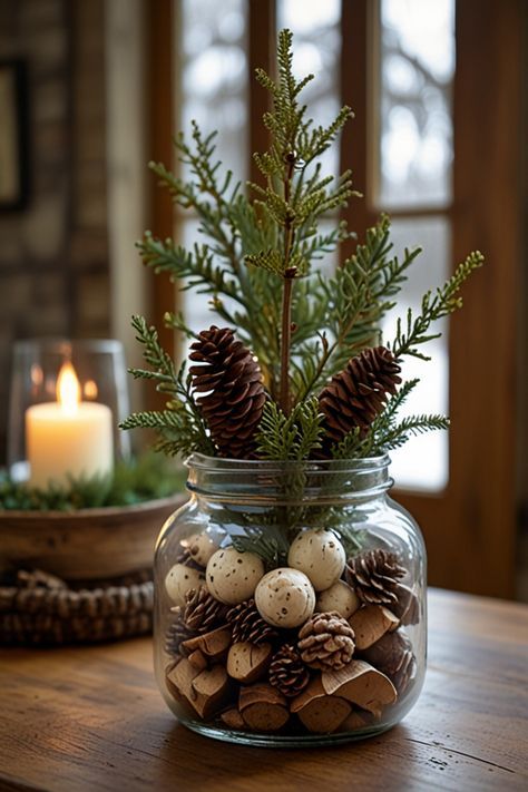 Julkransar Diy, Woodsy Christmas, Woodland Christmas Decor, Front Porch Christmas Decor Ideas, Christmas Themes Decorations, Porch Christmas Decor Ideas, Outdoors Inside, Porch Christmas Decor, Christmas Decor Ideas Diy