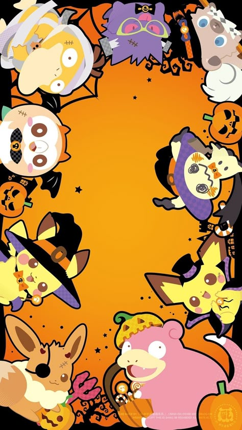 Pokémon Halloween Wallpaper, Cute Pokemon Wallpapers Aesthetic, Halloween Pokemon Wallpaper, Slowpoke Wallpaper, Pokemon Halloween Wallpaper, Ghost Pokemon Wallpaper, Pokemon Aesthetic Wallpaper, Pokemon Phone Wallpaper, Pokémon Background