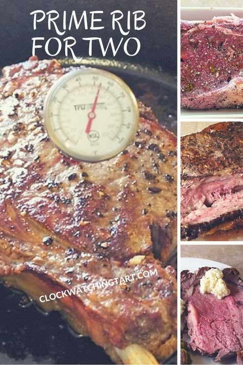 How To Cook Prime Rib Steak, Prime Rib For Two, Prime Rib For 2, Prime Rib Steak Recipe, Prime Rib Steaks How To Cook, Prime Rib Steaks In Oven, Small Rib Roast Recipe Bone In Oven, Small Prime Rib Roast Oven, Small Prime Rib Roast Recipe