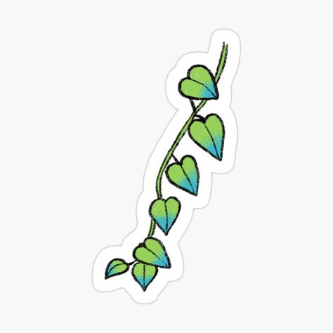 Personalize your water bottle or laptop with this cute pothos plant vine sticker! This is a great gift idea for plant lovers. This sticker comes in glossy, matte, or transparent finishes. Pothos Illustration, Vines Stickers, Vine Stickers, Pothos Plant, Trailing Plants, Succulent Plant, Fun Stickers, Plant Lover, Planting Succulents