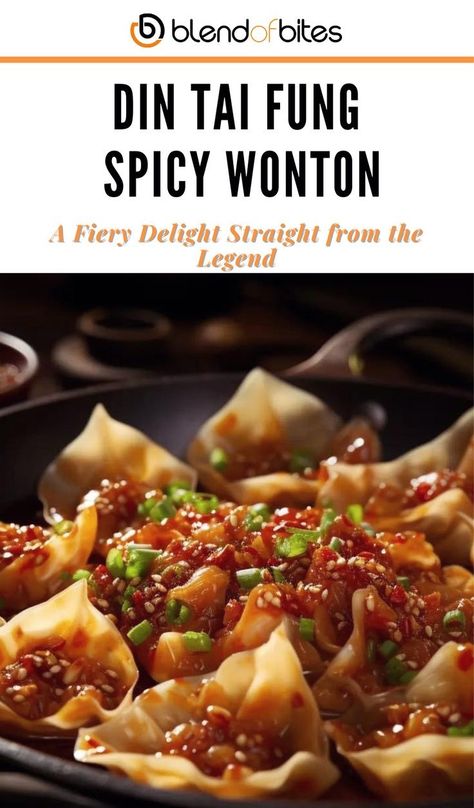 Spicy Steamed Dumplings, Chili Wonton Recipes, Spicy Dumplings Recipe, Dumplings In Chili Oil, Spicy Wontons With Chili Oil, Spicy Wonton Sauce Chili Oil, Din Tai Fung Spicy Wonton Recipe, Din Tai Fung Spicy Noodles Recipe, Spicy Wonton Sauce