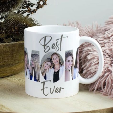 Picture Coffee, Cups Ideas, Sublimacion Ideas, Mom Photo, Custom Photo Mugs, Mug For Mom, Mom Photos, Photo Mug, Professional Gifts