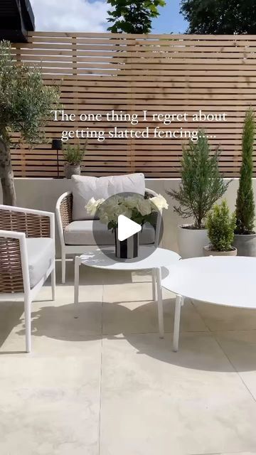 5,852 likes, 276 comments - le_house_ on March 8, 2024: "The one thing I regret about getting about slatted fencing…… . . . . . Is not getting it sooner 😉 Last year we installed the ced..." Vertical Slatted Fence, Garden Wall With Fence On Top, Horizontal Wood Fence Design, Fence On Top Of Wall, Privacy Garden Ideas, Fence Screening Ideas, Fence Panels Ideas, Side Return Garden, Horizontal Fence Ideas