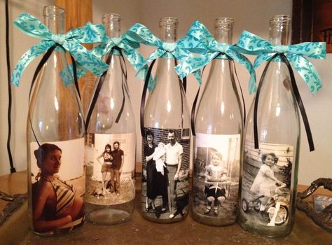 19 Fascinating Examples To Reuse Glass Bottles In A Creative Way Glass Bottle Ideas, Cheap Centerpieces, Cheap Wedding Centerpieces, 60th Bday, Deco Champetre, Empty Wine Bottles, Bottle Ideas, Wine Craft, Wine Bottle Art