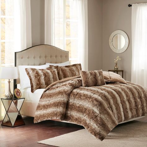 Faux Fur Comforter, Faux Fur Bedding, Fur Comforter, Dec Pillows, Home Essence, King Comforter Sets, Queen Comforter Sets, Madison Park, Living Room Spaces