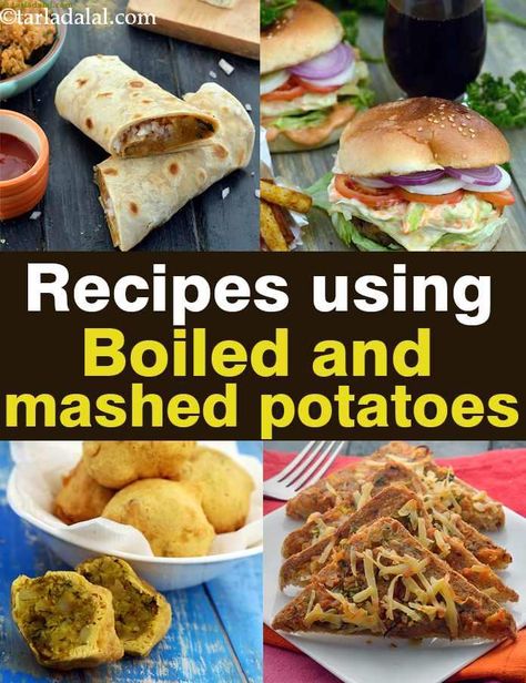 360 Boiled and mashed potatoes recipes | Tarladalal.com What To Do With Boiled Potatoes, Boiled Potato Recipes Indian, Boiled Potato Recipes, Leftover Boiled Potatoes, Boiled Potatoes Recipe, Indian Potatoes, Mashed Potatoes Recipes, Indian Potato Recipes, Masala Aloo