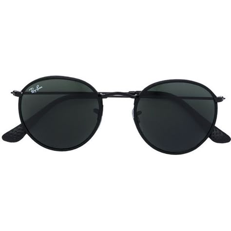 Black Ray Bans, Glasses Ray Ban, Black Sunglasses Ray Bans, Round Frame Glasses, Ray Ban Eyewear, Mens Glasses Fashion, Black Round Sunglasses, Round Ray Bans, Sunglasses Round