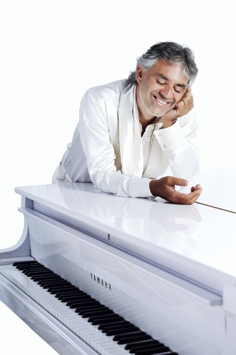 Andrea Bocelli - My Christmas - Amazon.com Music Italian Music, Placido Domingo, White Piano, David Foster, Sarah Brightman, Andrea Bocelli, The Piano, Play Golf, Music Star