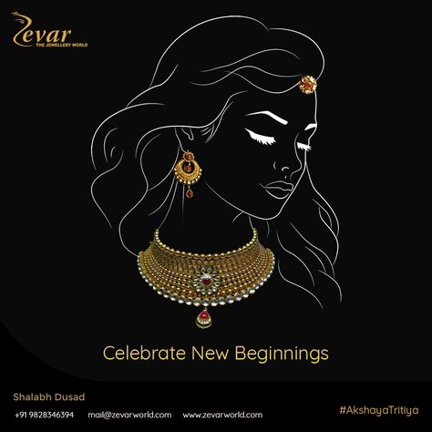 Celebrate the day of new beginnings with a stunning piece from Zewar word. After all, every new milestone in your life deserves to be cherished. #JewelleryCollection #IndianJewellery #Jewellerylove #TraditionalJewellery #GoldJewellery #EthnicJewellery #wedding #WeddingSeason #Earrings #Nath #Bangles #Bride #Jewellery #Necklace #UniqueJewellery #JaipurJewellery #Jaipur #Rajasthan #Tradition #Traditional #FashionAccessories #B2B #Wholesaler #AkshayaTritiyaKiTyari #AkshayaTritiya Earring Advertising Ideas, Rajasthan Tradition, Tuition Banner, Jewellery Grid, Jewellery Advertisement, Hari Hara, Meena Jewellery, Jewellery Creative, Mothers Day Post