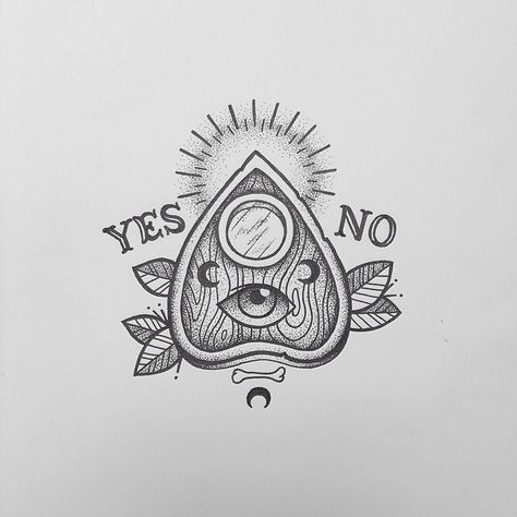 [ planchette ]                                                                                                                                                                                 More Ouija Tattoo, Occult Tattoo, Tattoo Traditional, Desenho Tattoo, Trendy Tattoos, Forearm Tattoos, Compass Tattoo, A Drawing, Tattoo Sketches