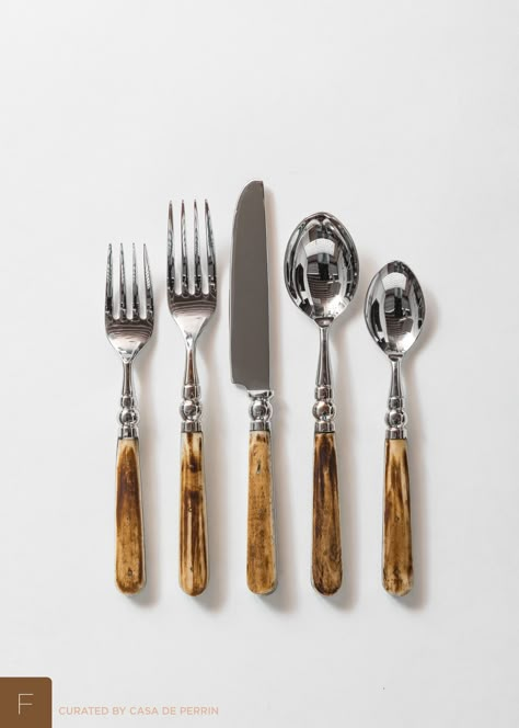 Natural bone handled flatware. $1.95 | Salad/Dessert Fork $1.95 | Dinner Fork $1.95 | Butter Knife $1.95 | Dinner Knife $2.95 | Steak Knife $1.95 | Dinner Spoon $1.95 | Tea Spoon $1.95 | Demitasse Spoon Aesthetic Silverware Set, Gothic Cutlery, Restaurant Cutlery, Vintage Cutlery Set, Antique Silverware Vintage Cutlery, Brand Event, Dinner Salad, Steak Knife, Gadgets Kitchen Cooking