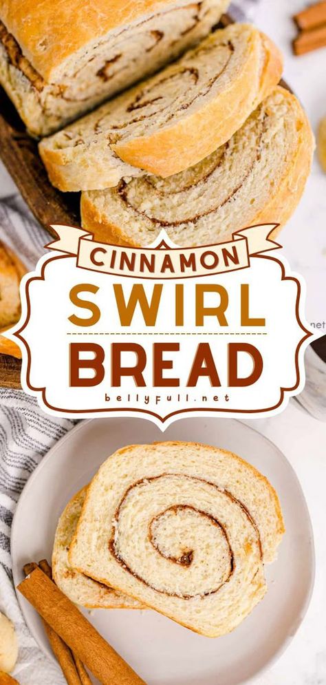 Homemade Cinnamon Bread, Cinnamon Swirl Bread Recipe, Multigrain Bread Recipe, Swirl Bread Recipe, Bread With Butter, Cinnamon Bread Easy, French Bread French Toast, Cinnamon Bread Recipe, Cinnamon Roll Bread