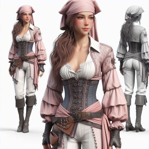 Female Peter Pan, Pirate Larp, Pirate Character, Safari Costume, Pink Pirate, Pirate Style, Pirate Outfit, Pirate Fashion, Queen Outfit