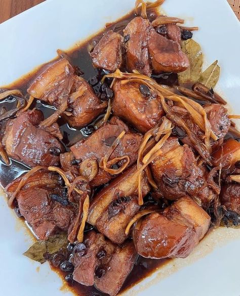 Humba Recipe, Filipino Recipes, Pork Belly, Soy Sauce, Ingredients Recipes, Vinegar, Sauce, Meat