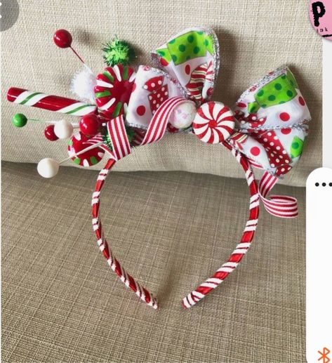 Christmas Headbands Women, Christmas Headband Diy, Christmas Headpiece, Grinch Christmas Party, Holiday Headbands, Christmas Photo Props, Xmas Elf, Headband Women, Christmas Sweater Party