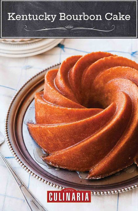 This Southern classic is much like a pound cake given its decadent amount of butter and moist, tender, perfect crumb. But oh, baby, wait'll you taste the bourbon glaze. Southern Bourbon Cake 12 Tomatoes, Bourbon Glaze For Cake, Bourbon Cake Recipe, Yummy Nummies, Bourbon Cake, Everyday Cakes, Cake Mix Recipe, Baking Store, Glaze Cake