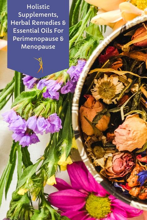 For many women, hormone replacement therapy (HRT) may not be an option for managing the symptoms of perimenopause, or the hormone imbalances of post-menopause. If you find yourself in this position, don't fret. Here's a list of herbs, supplements, and essential oils that may help. #kuellife #kuelwomen #womenempowerment #lorrainemiano #perimenopause #hormoneimbalance #postmenopause #herbalremedies #herbal #hollisticsupplements List Of Herbs, Esential Oils, Organic Herbal Tea, Hormone Replacement, Hormone Health, Spiritual Health, Herbal Supplements, Health Info, Women's Health