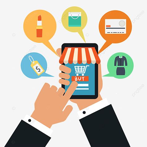 Shopping Clipart, Mobile Phone Shops, Shop Illustration, Ecommerce Website Design, Phone Shop, Shop Front Design, Mobile App Design, Ecommerce Website, Digital Marketing Services