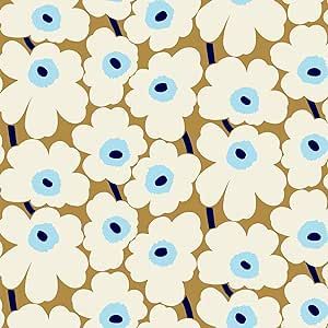 MARIMEKKO Beige Pieni Unikko Peel & Stick Wallpaper, Yellow (MKS4495) Marimekko Wallpaper, Best Removable Wallpaper, Floral Peel And Stick Wallpaper, Large Scale Floral, Poppy Pattern, Beige Wallpaper, Botanical Wallpaper, Wallpaper Direct, Peel Stick Wallpaper