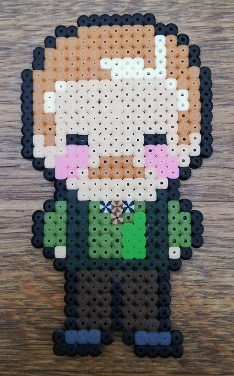 Vernon Dursley, Perler Jewelry, Harry Potter Perler Beads, Harry Potter Crochet, Motifs Perler, Melty Beads, Iron Beads, Harry Potter Diy, Perler Patterns