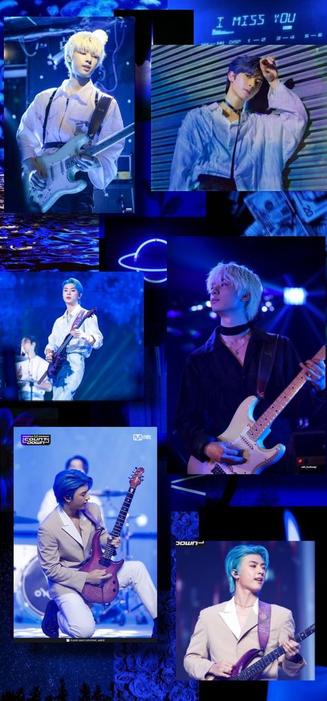 Onewe Kanghyun, Blue Wallpaper, Blue Wallpapers, Wallpapers, Movie Posters, Blue, Film Posters