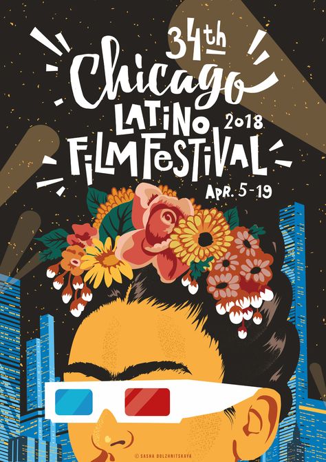 Chicago Latino Film Festival Poster Contest on Behance Film Festival Poster Design, Poster Making Ideas, Trans Film, Art Festival Poster, Festival Poster Design, Contest Poster, Film Festival Poster, Best Posters, Music Festival Poster